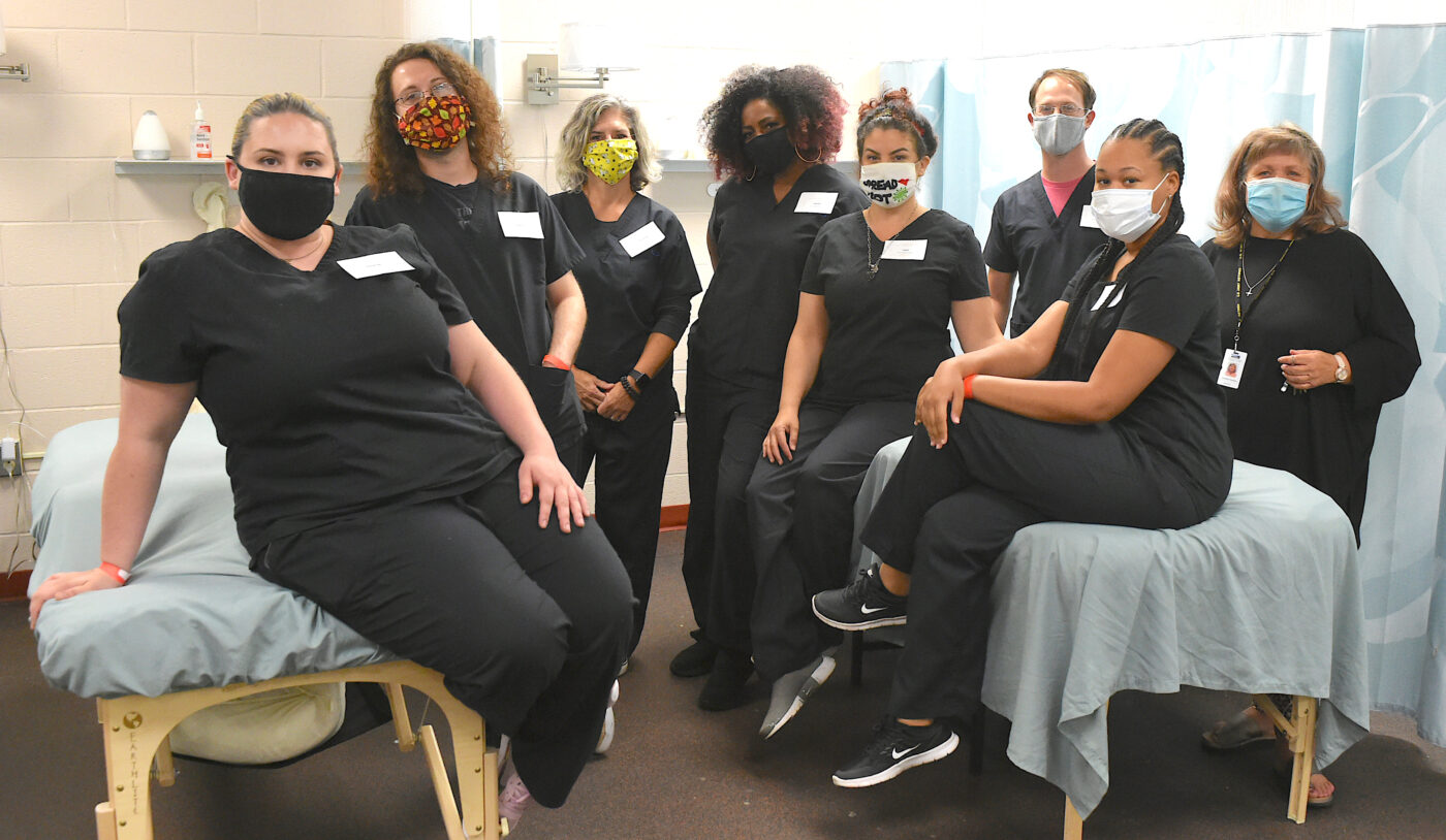 Massage students finish credits at FTCC Fayetteville Technical