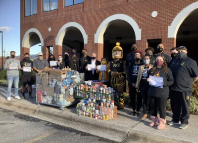 FTCC Athletics Food Pantry donation