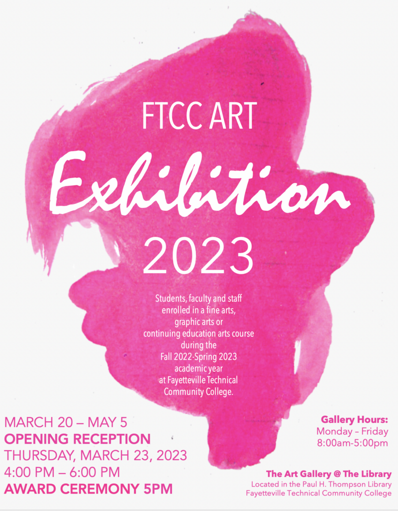 Reception on March 23 will celebrate opening of new art exhibit at FTCC