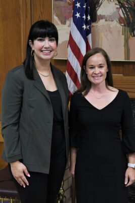 Caroline Gregory And Judge Caitlin Evans