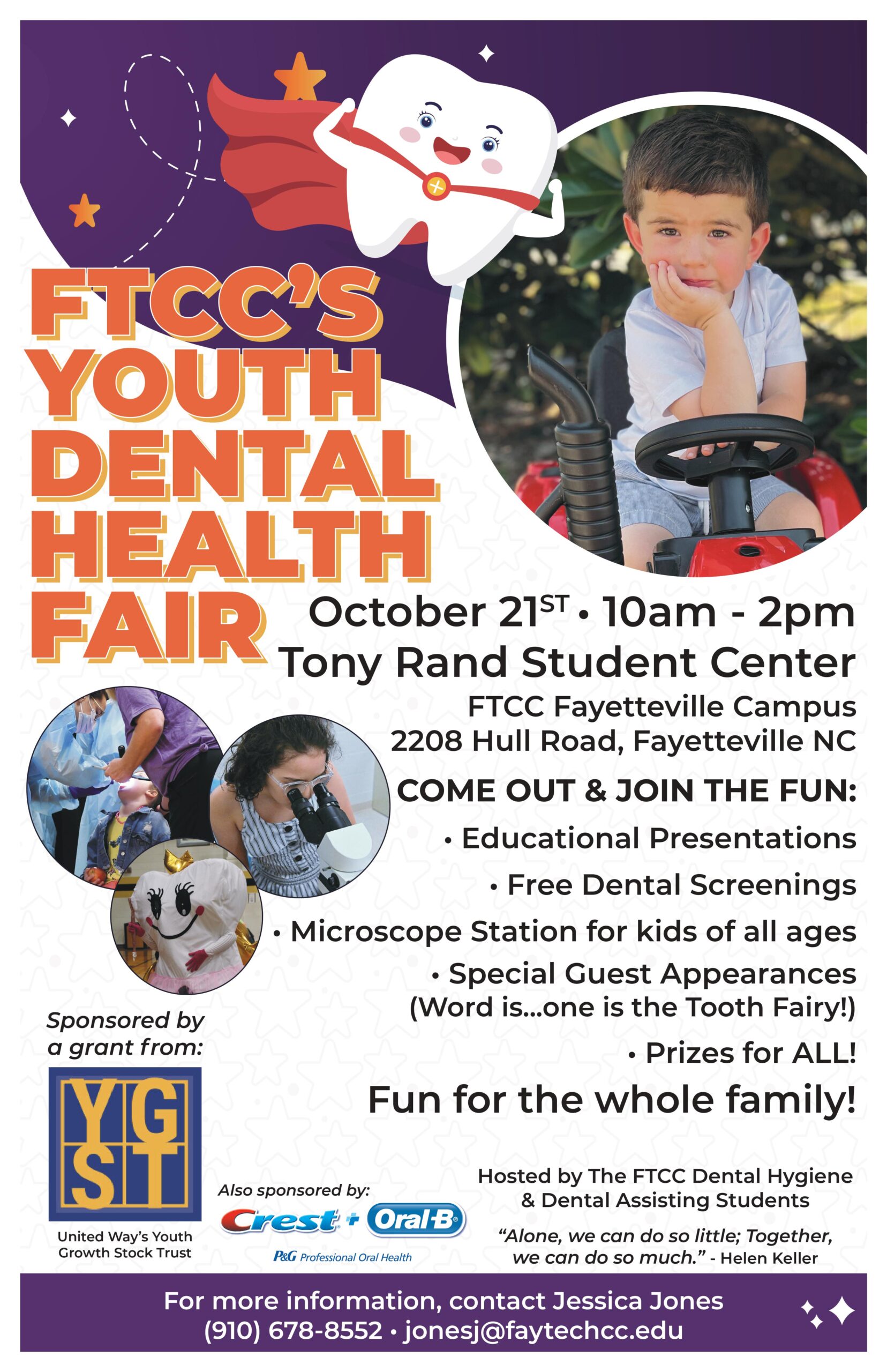 Youth Dental Health Fair Fayetteville Technical Community College