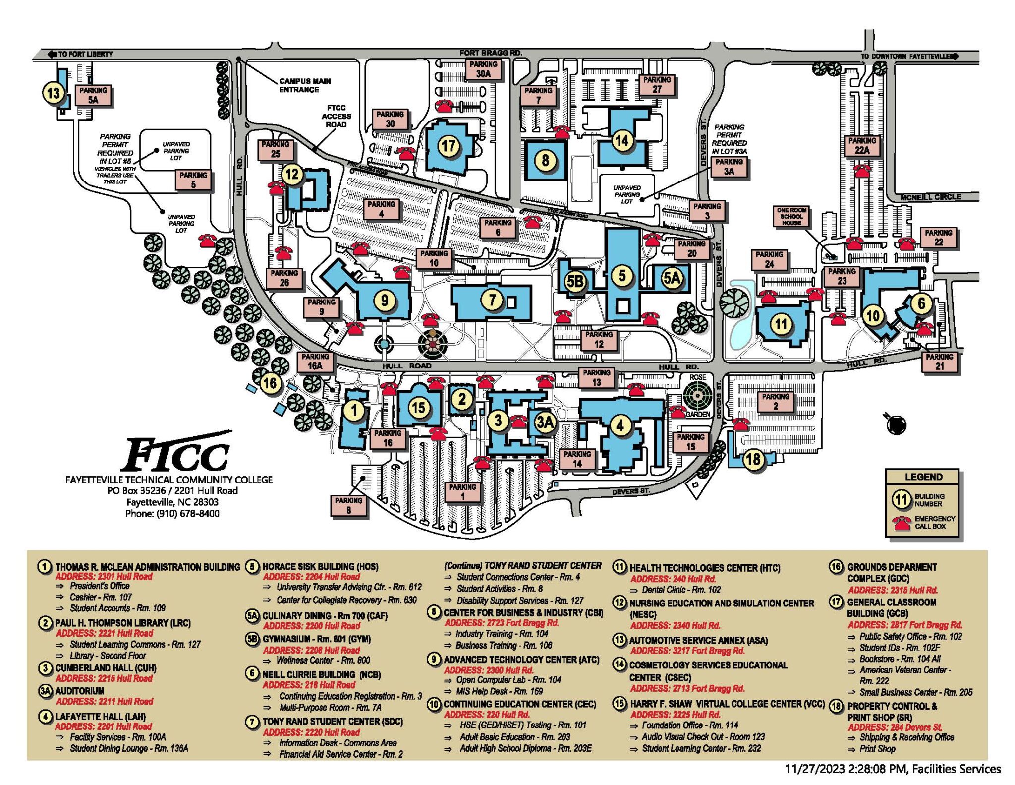 FTCC Campus Fayetteville Technical Community College
