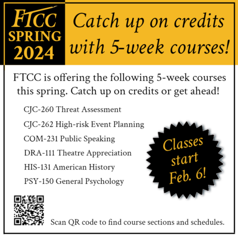 FTCC adds 5 week courses to Spring 2024 schedule Fayetteville