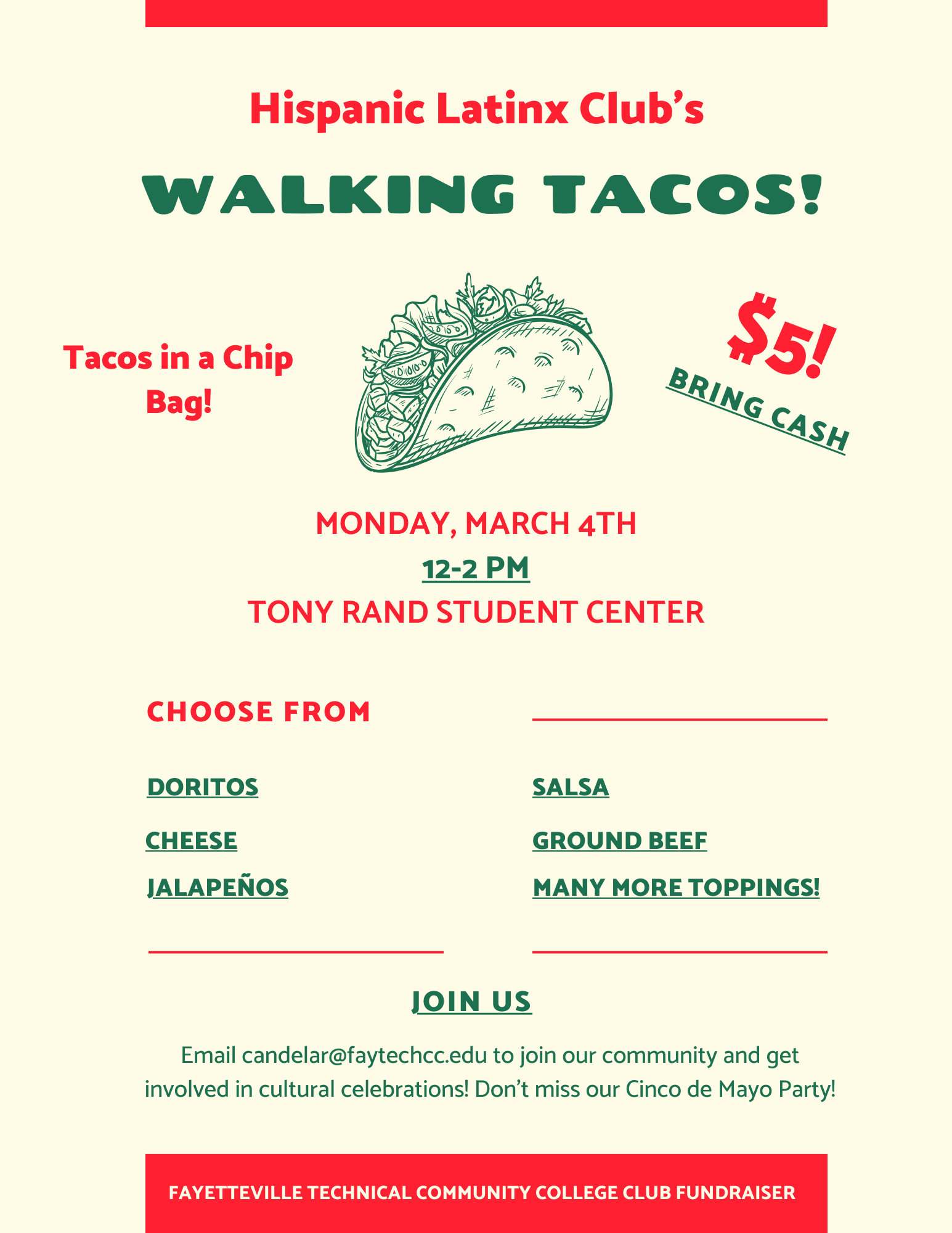 Walking Tacos Flyer