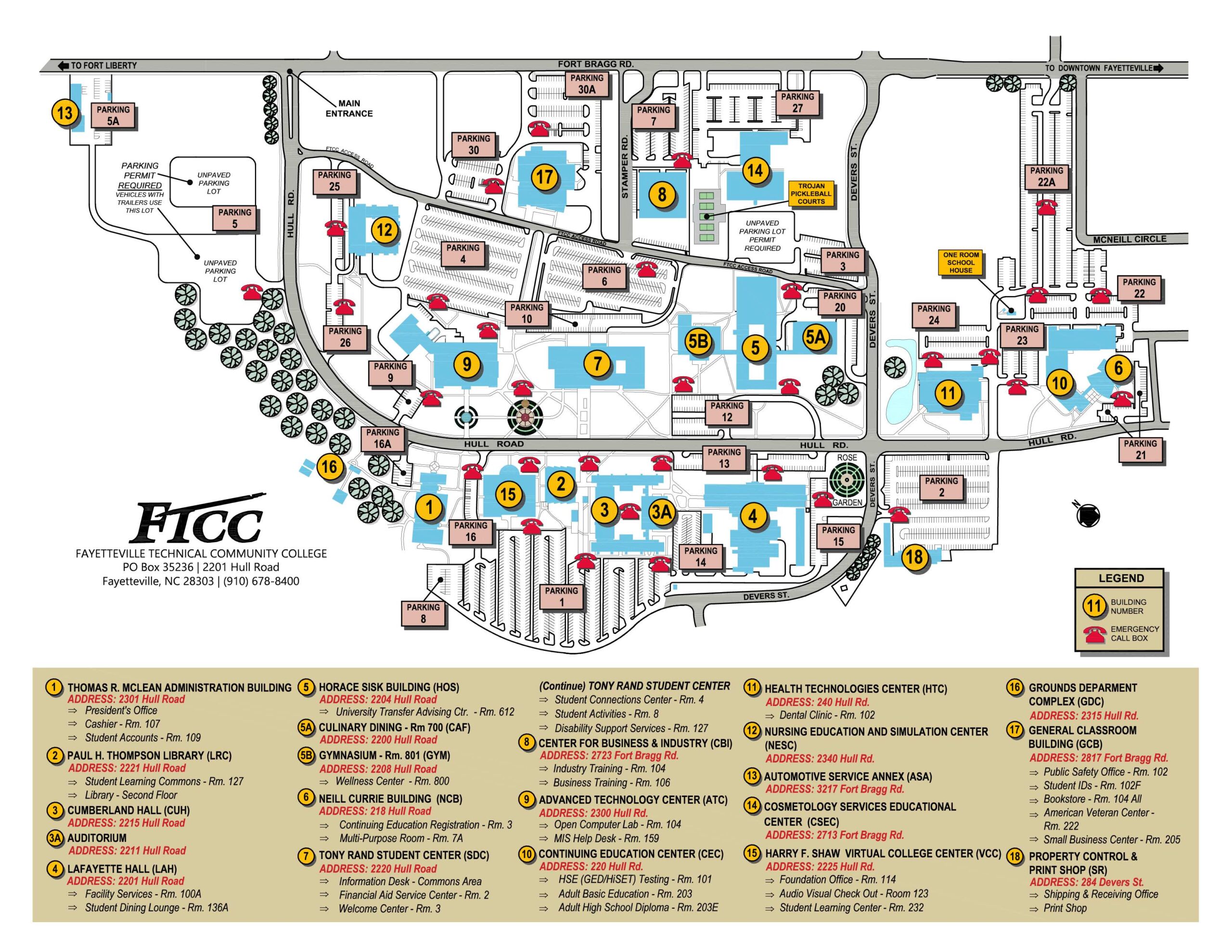 Main Campus Map 24 25