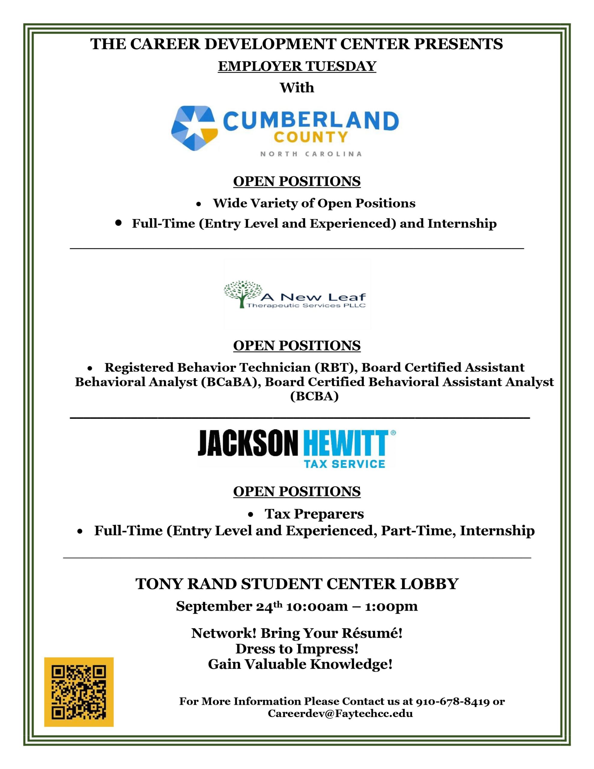 Employer Tuesday September 24 2024