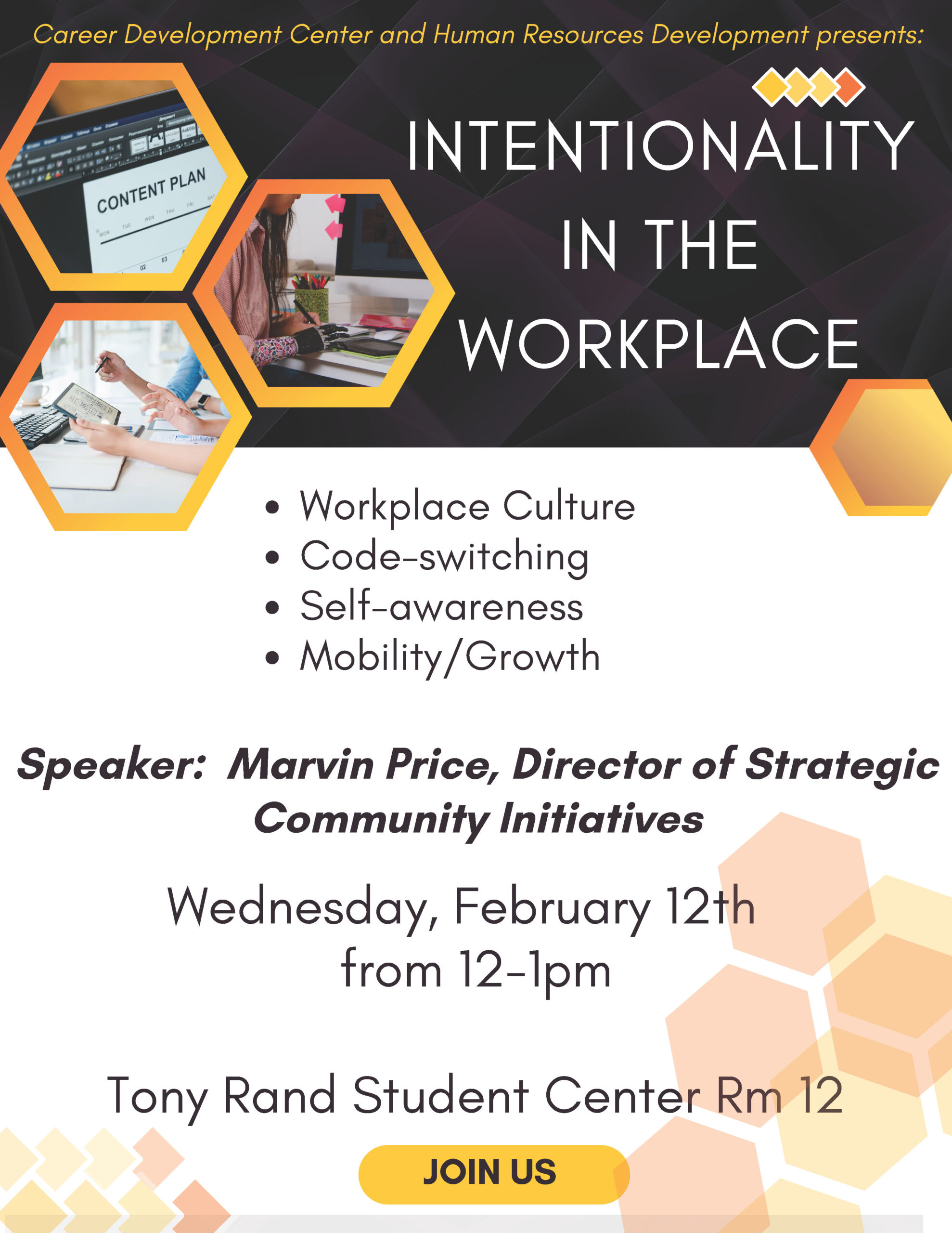 Intentionality In The Workplace Flyer