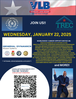 Veterans Career Fair General Dynamics January 22 2025 Veterans Career Fair General Dynamics January 22 2025