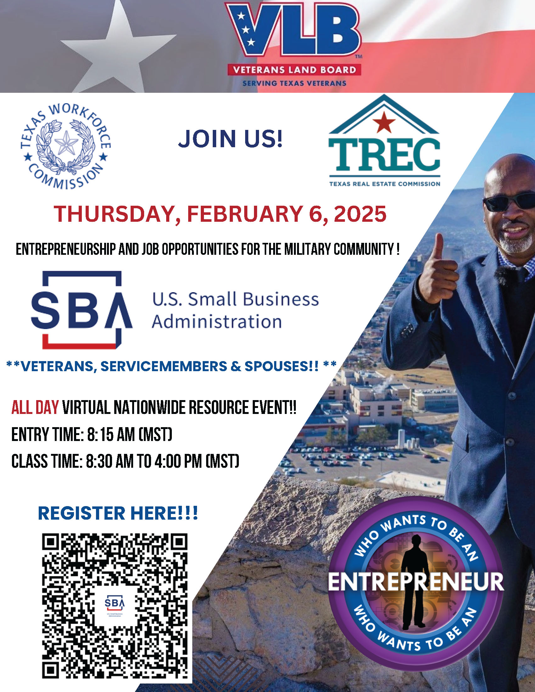 Veterans Land Board Entrepreneurship And Job Opportunities For The Military Community February 6 2025