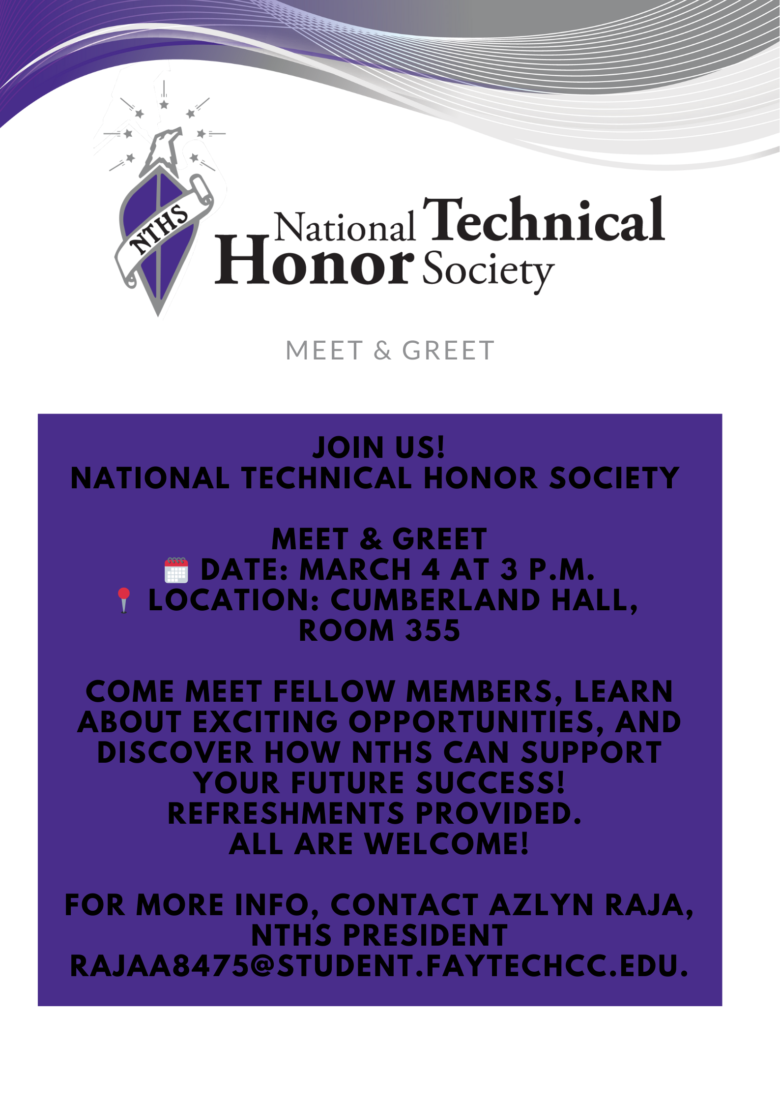 Nths Meet Greet Flyer
