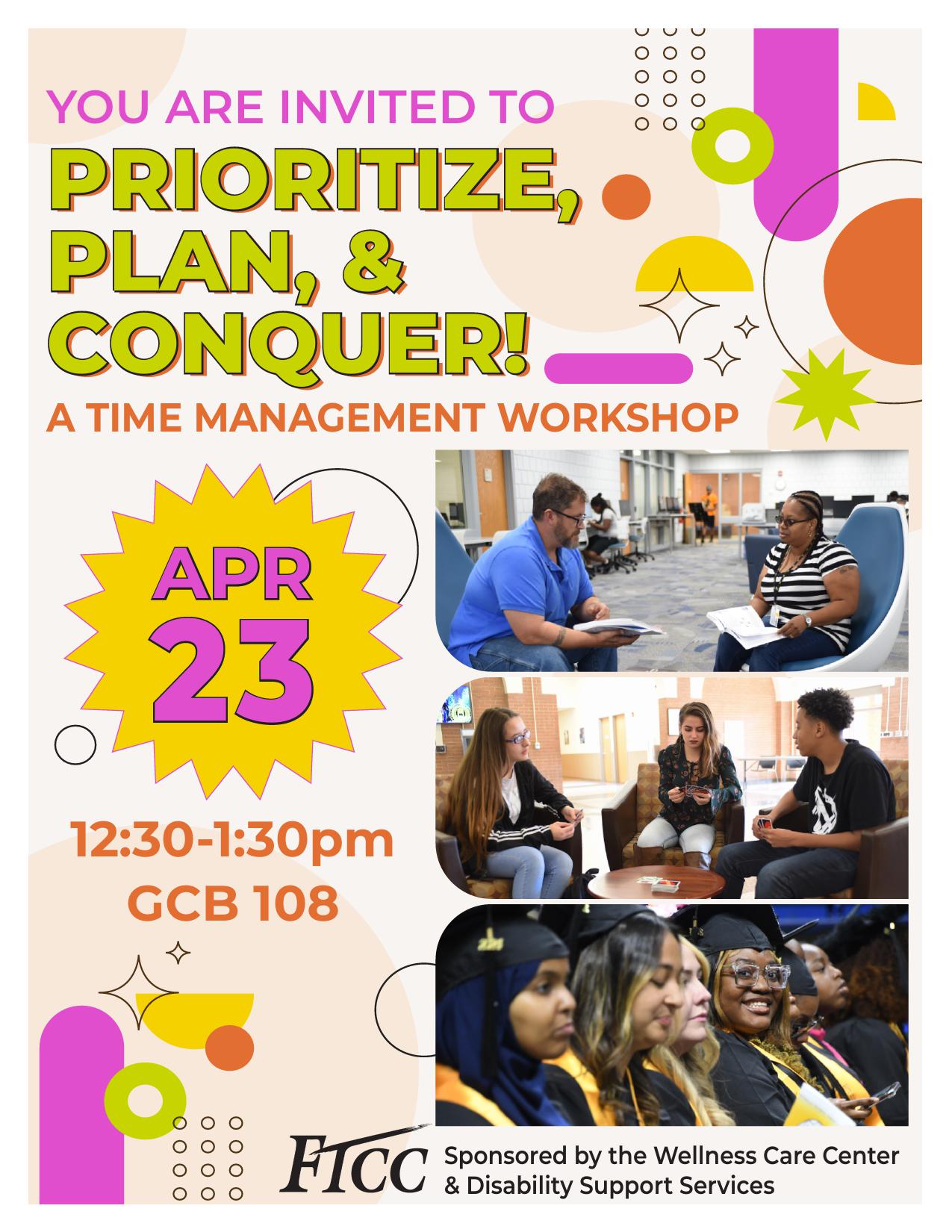 Wcc. Time Mgt Workshop Flyer