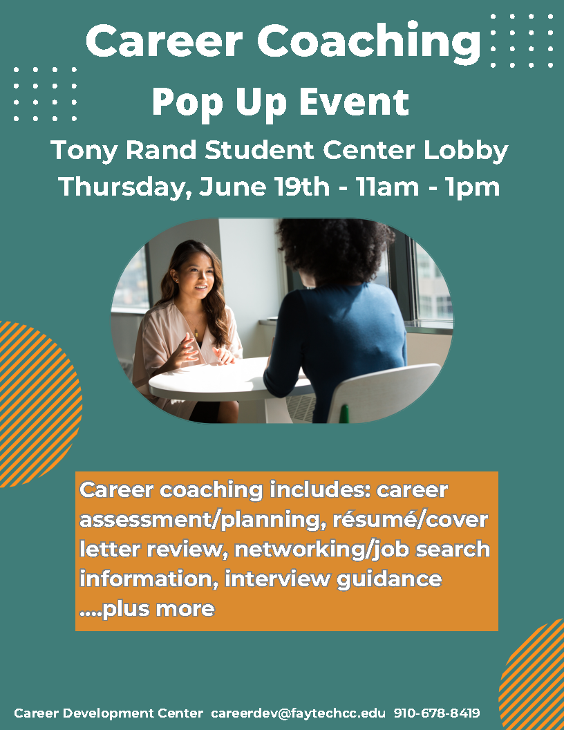 Career Coaching Pop Up June 19
