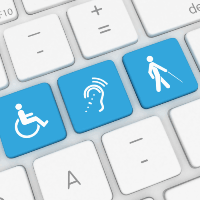 Keyboard Representing Disability Support Services