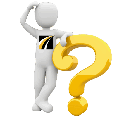 3d Man With Question Mark On White Background