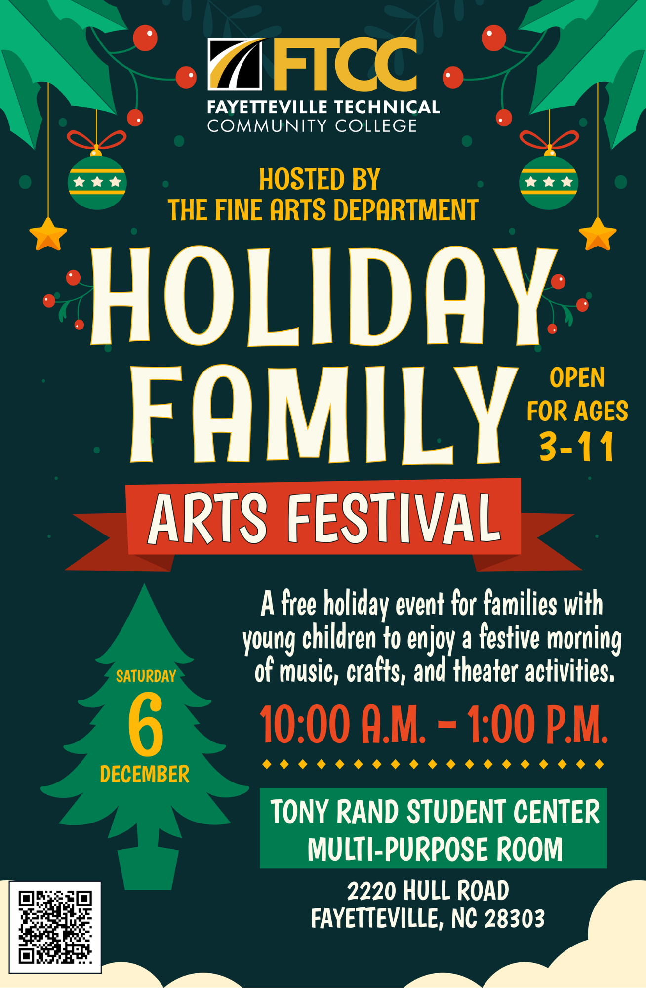 Holiday Arts Festival Flyer V2