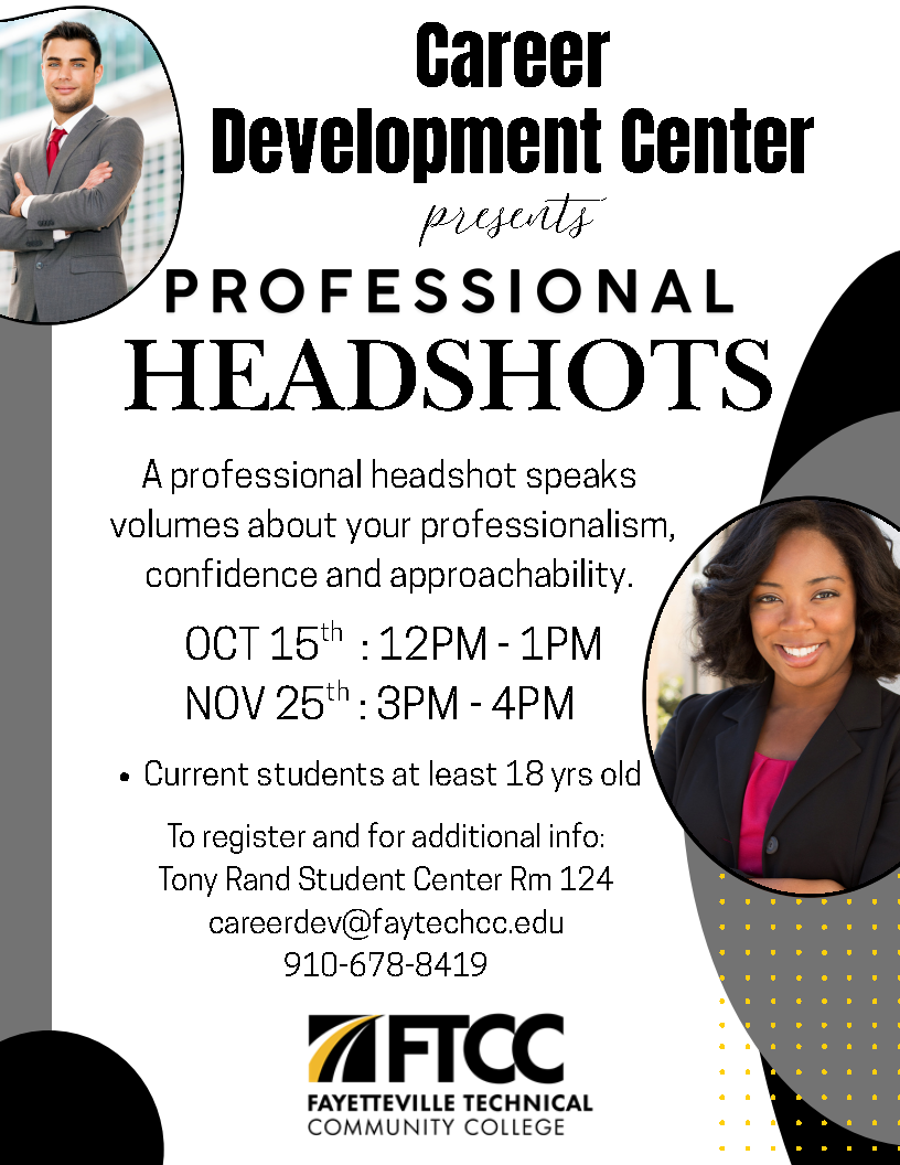 Professional Headshots Flyer Fall 2025 2