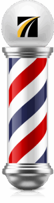 Barber Pole With Ftcc Logo 2