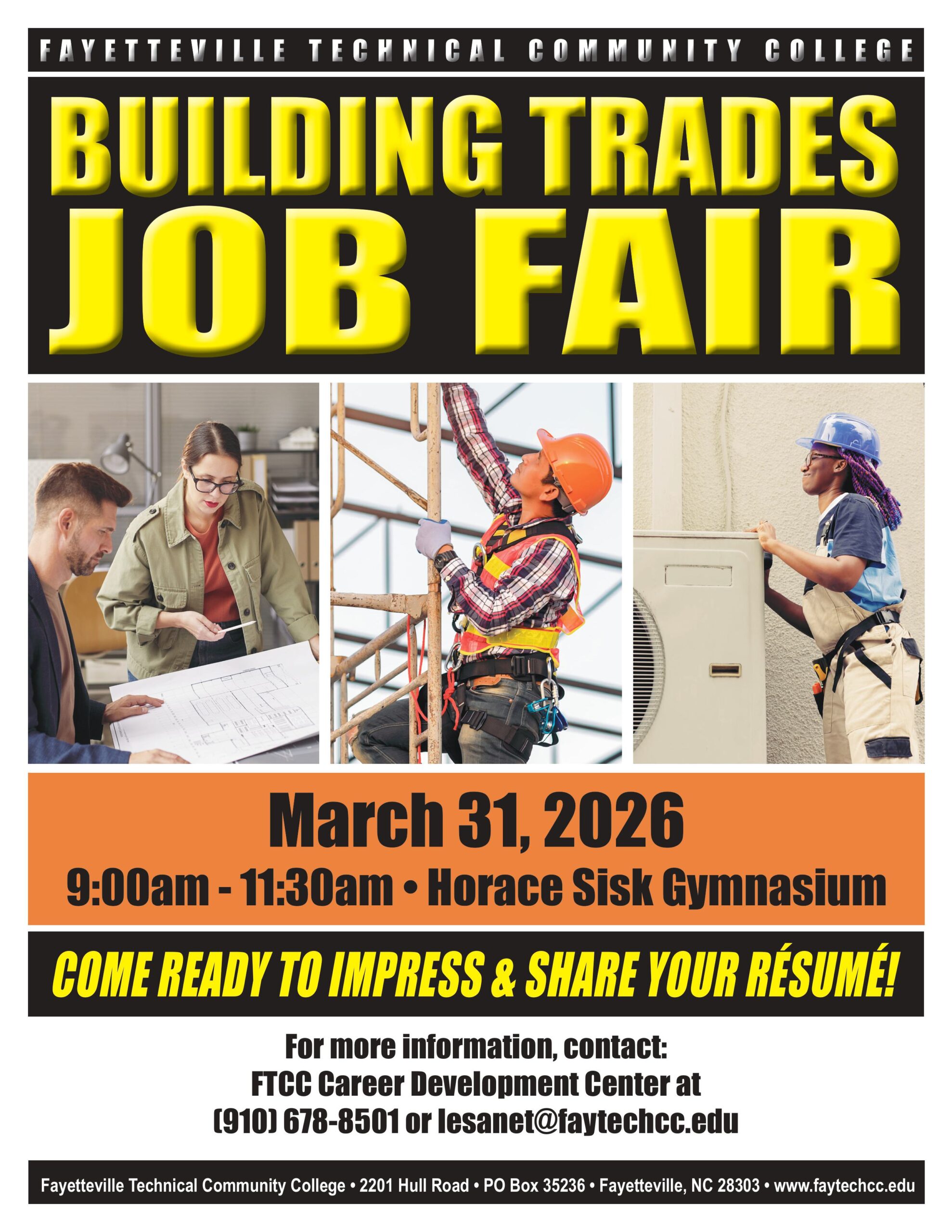 Building Trades Job Fair Students 2026