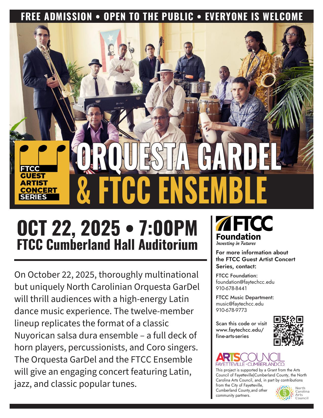 Orquesta Gardel Oct 25 Flyer