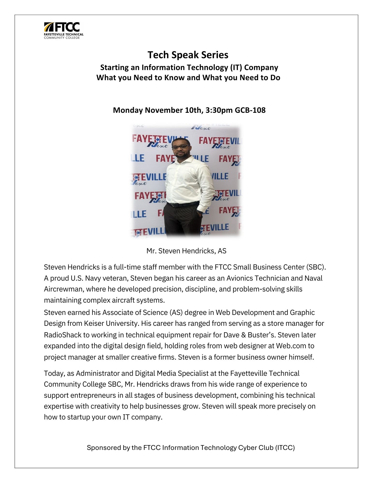 Tech Speak Series (hendricks)