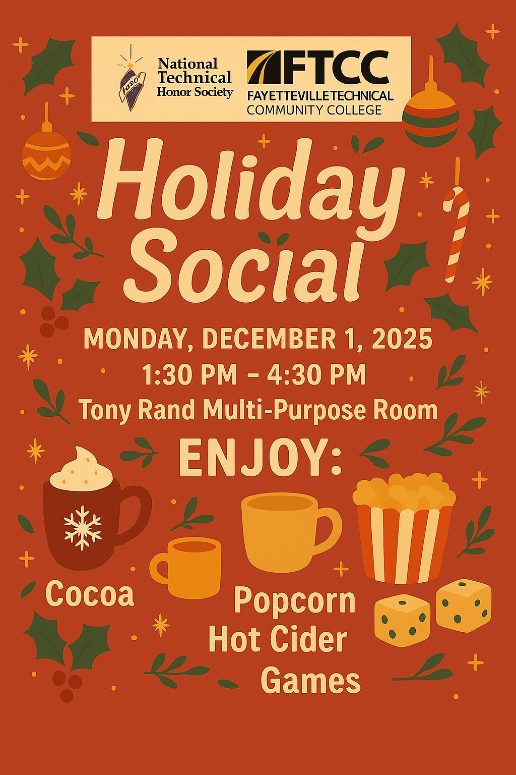 Holiday Social Nths December 1