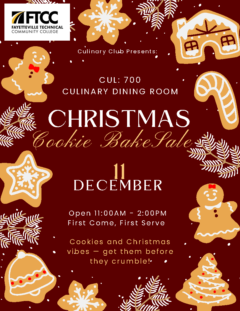Culinary Club Holiday Bake Sale 121125