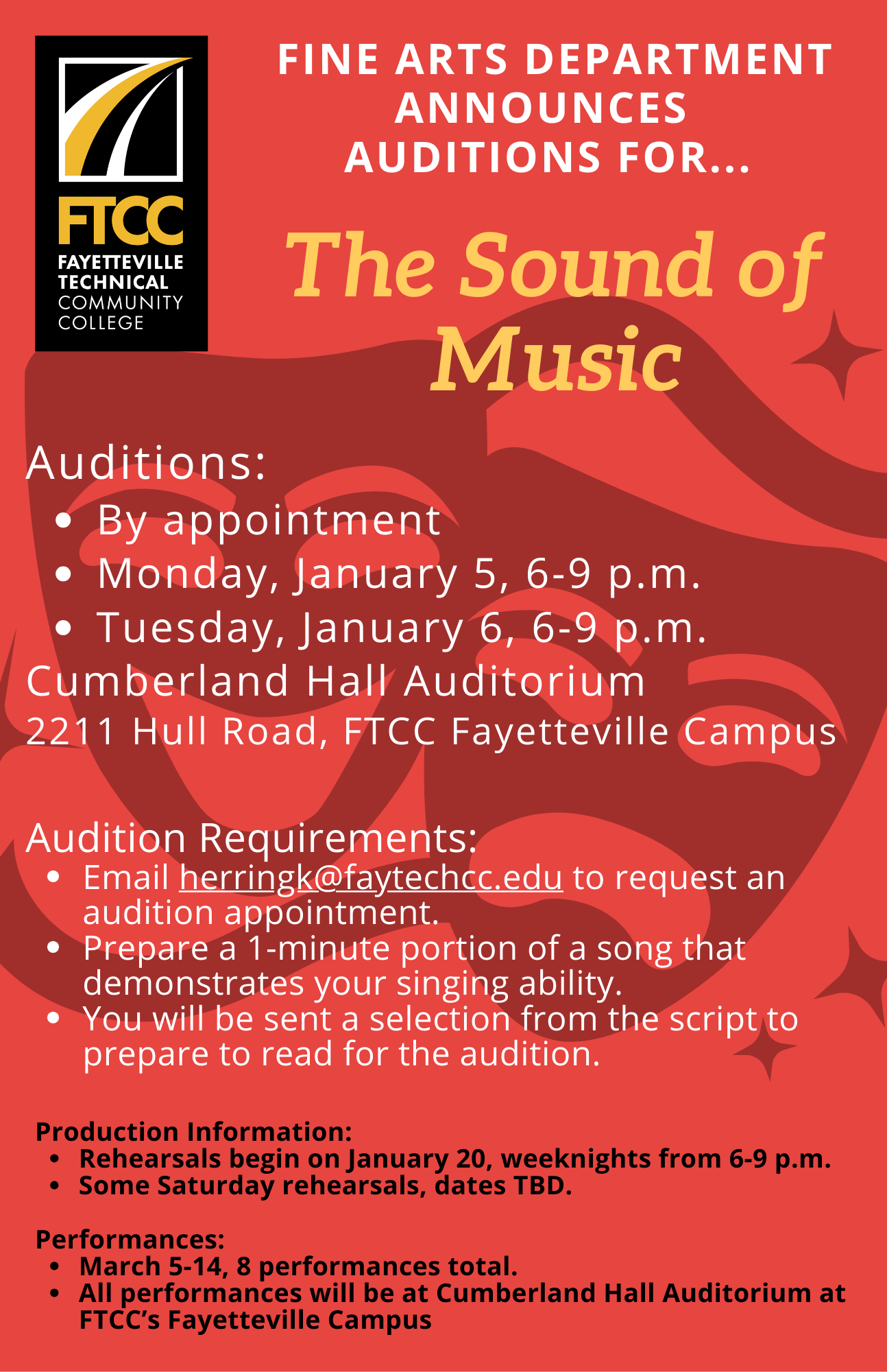 Sound Of Music Auditions Poster (7)
