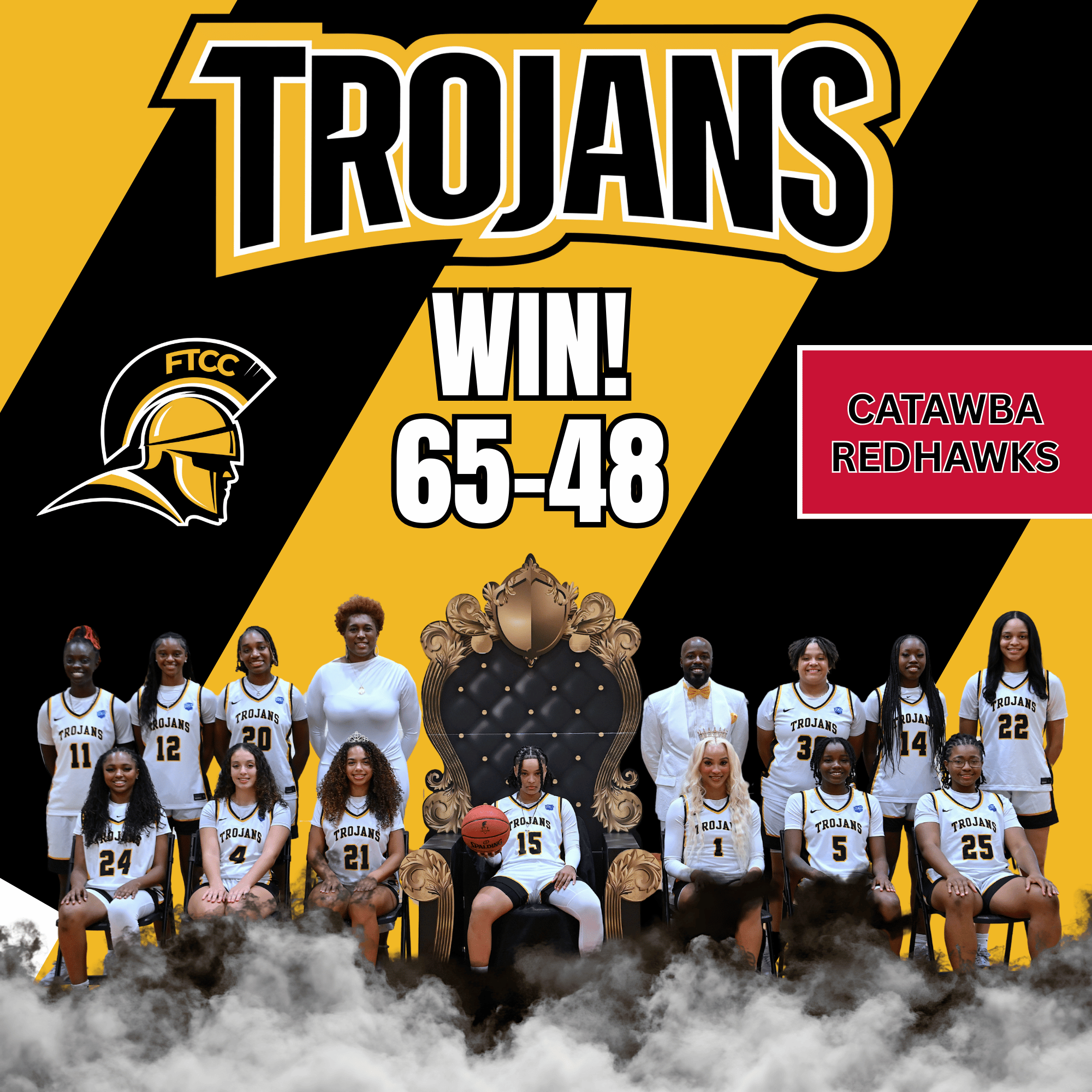 Trojan Womens Basketball Win Against Catawba