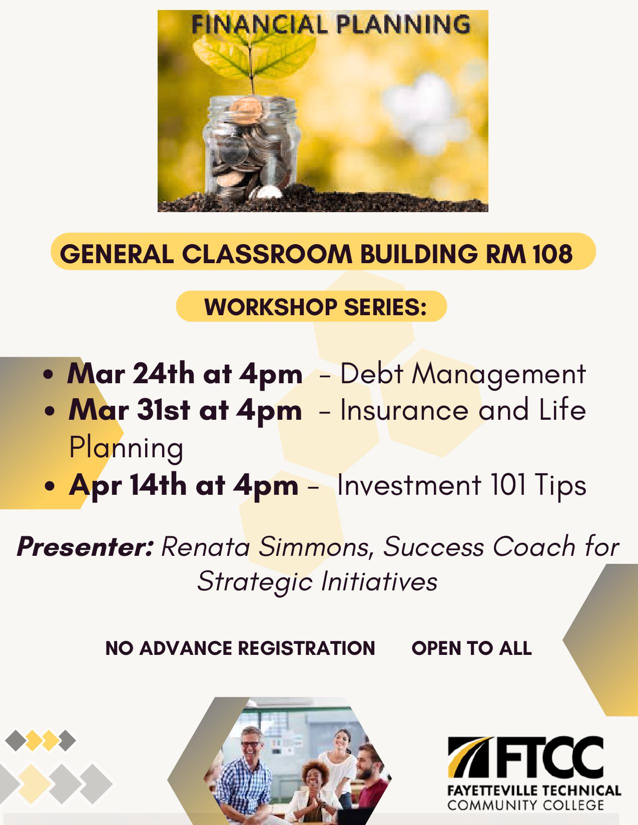 Financial Planning Series Flyer