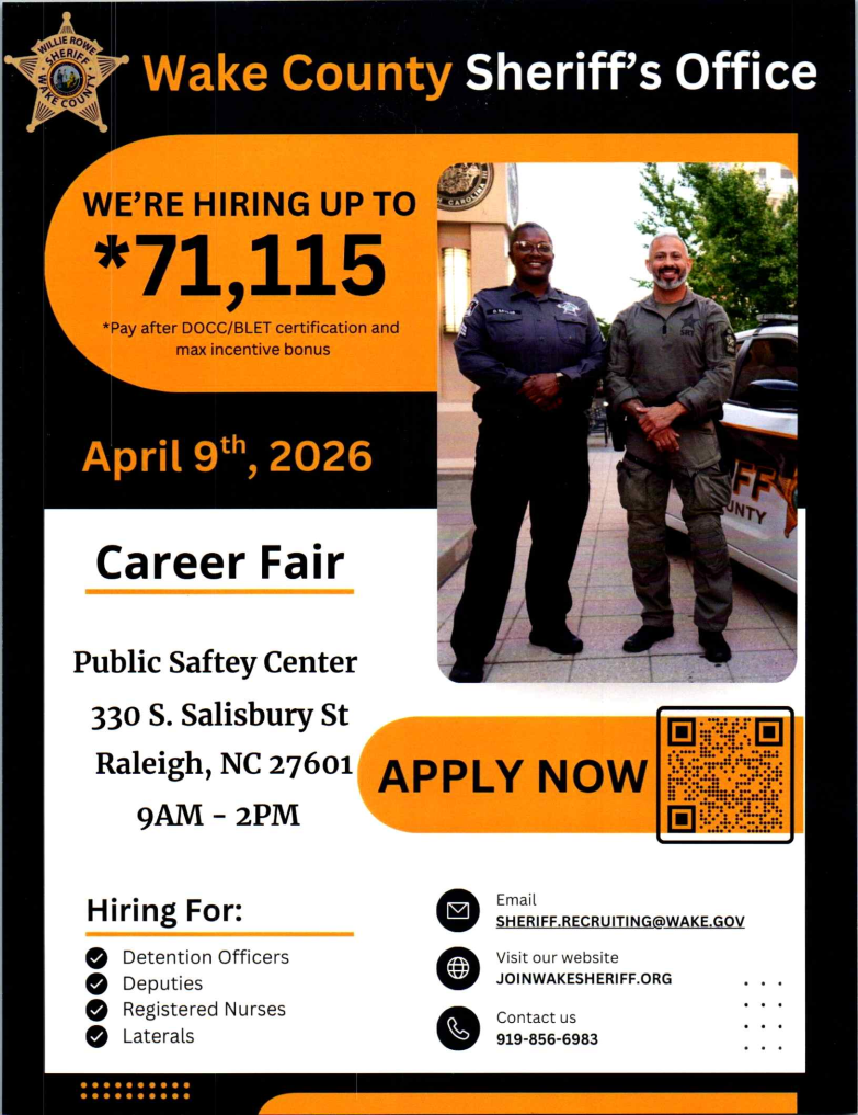Wake County Sheriffs Office Hiring Event