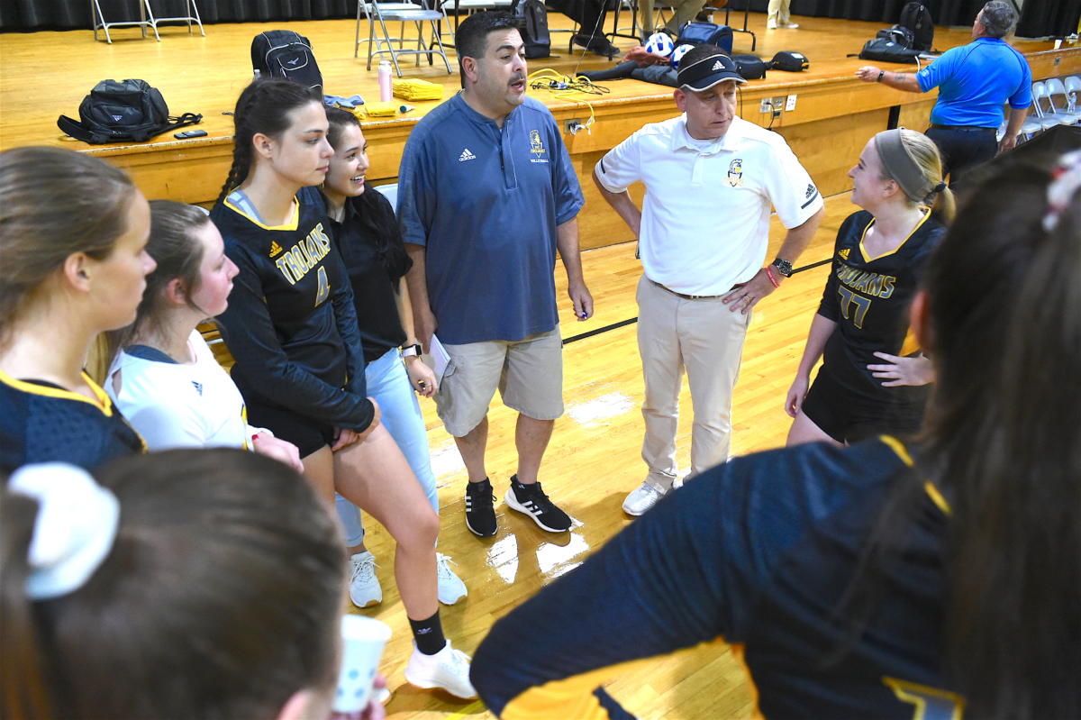 FTCC volleyball faces Pitt CC on Sept. 3, 2019, at Fayetteville Tech.