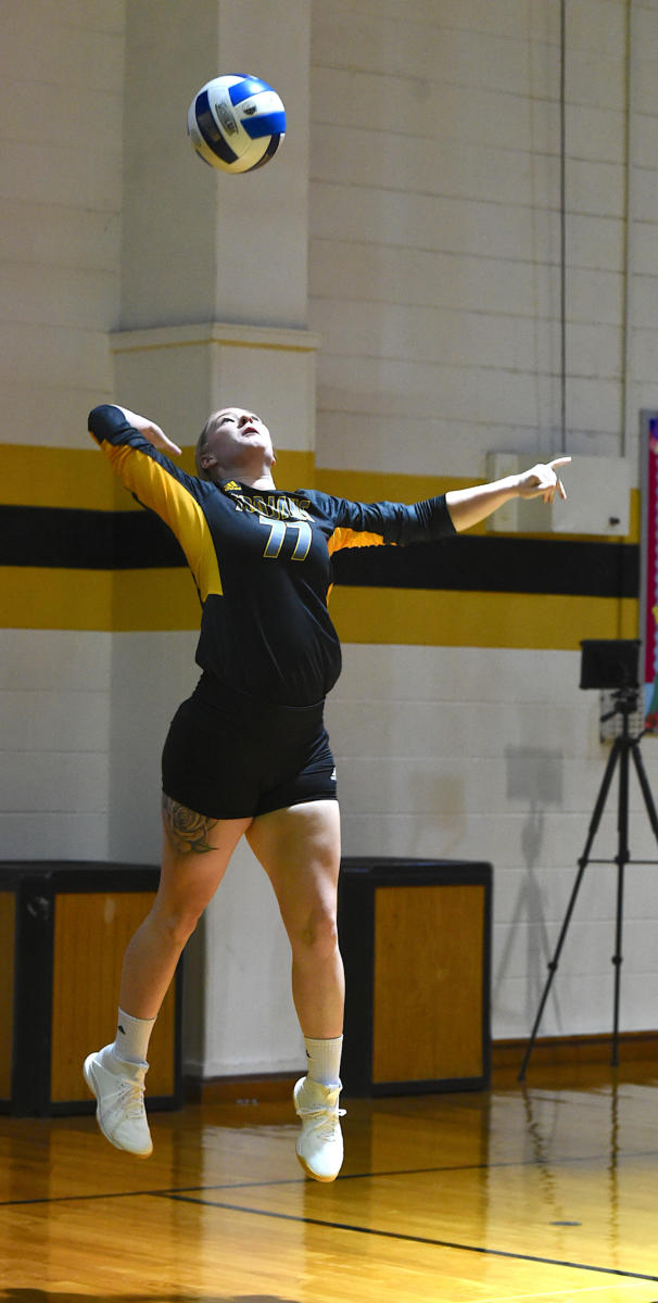 FTCC volleyball faces Pitt CC on Sept. 3, 2019, at Fayetteville Tech.