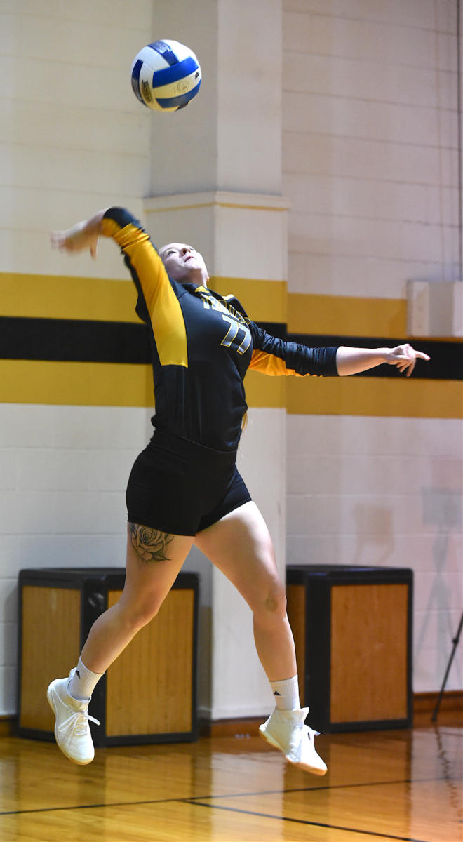 FTCC volleyball faces Pitt CC on Sept. 3, 2019, at Fayetteville Tech.