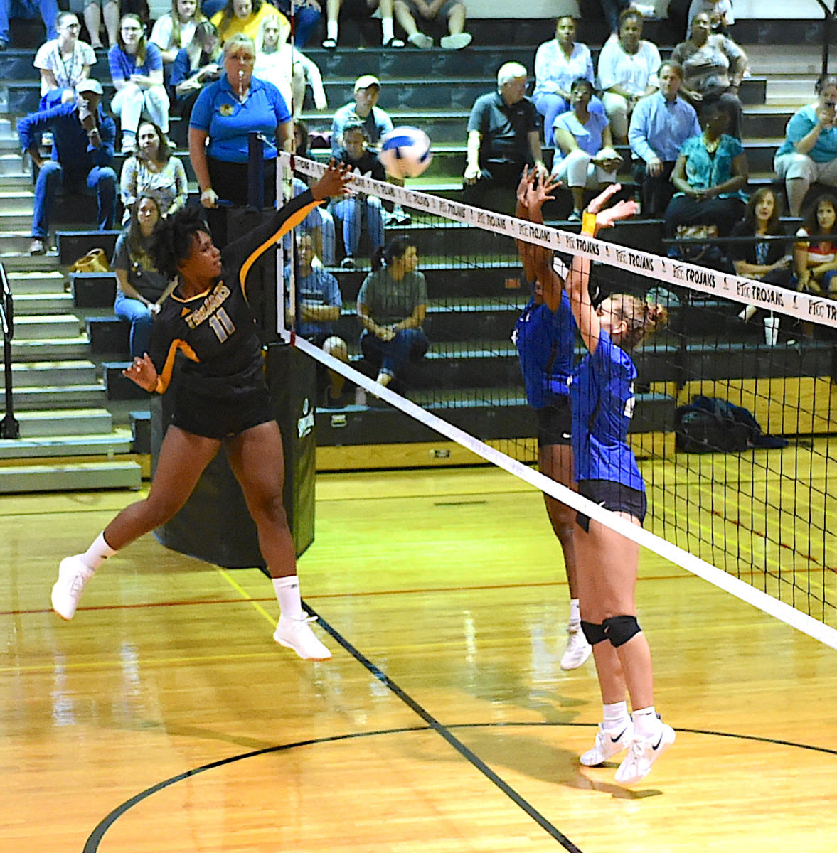 FTCC volleyball faces Pitt CC on Sept. 3, 2019, at Fayetteville Tech.