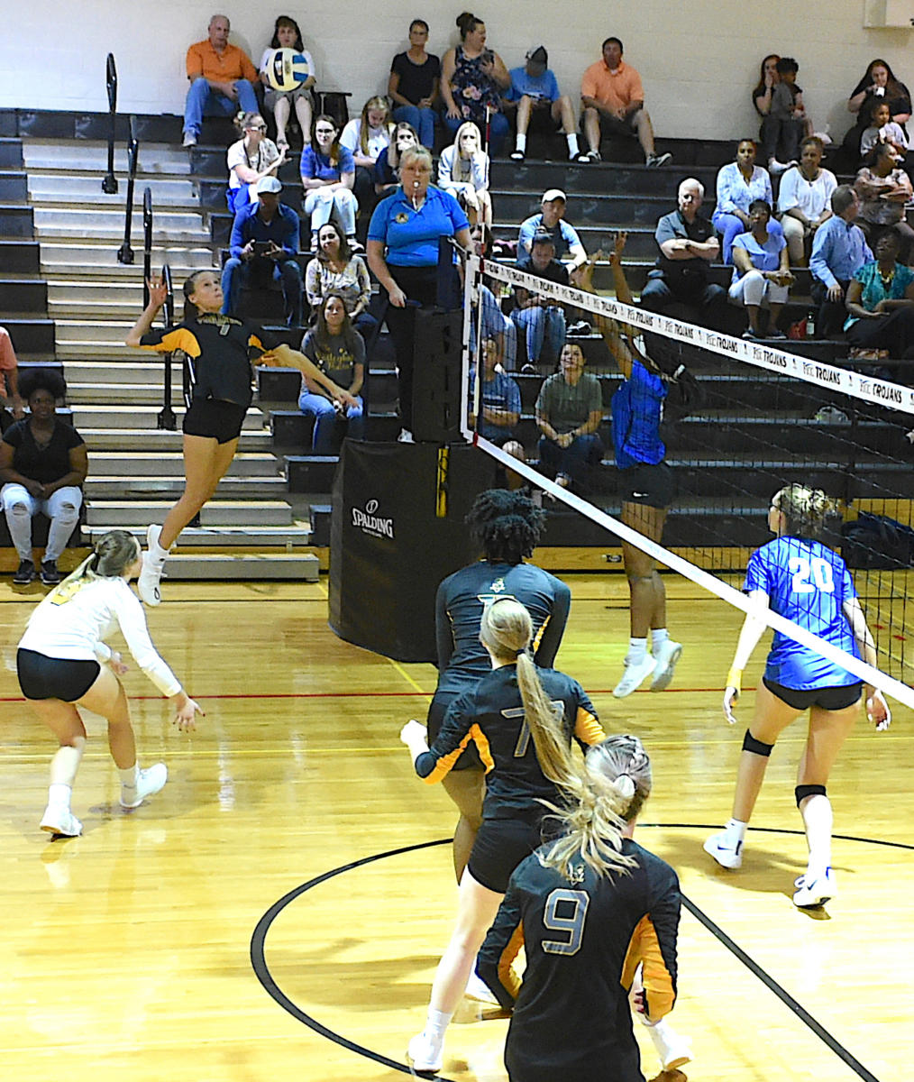 FTCC volleyball faces Pitt CC on Sept. 3, 2019, at Fayetteville Tech.