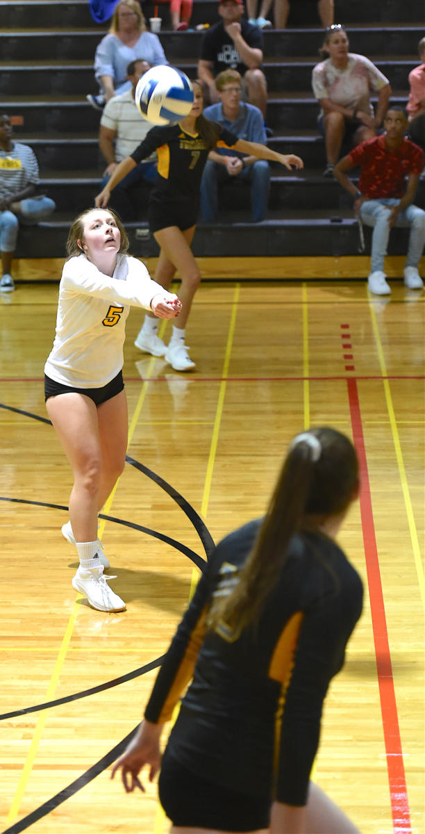FTCC volleyball faces Pitt CC on Sept. 3, 2019, at Fayetteville Tech.