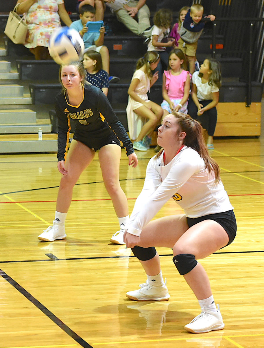 FTCC volleyball faces Pitt CC on Sept. 3, 2019, at Fayetteville Tech.