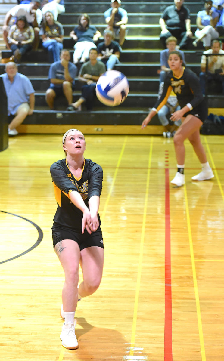 FTCC volleyball faces Pitt CC on Sept. 3, 2019, at Fayetteville Tech.