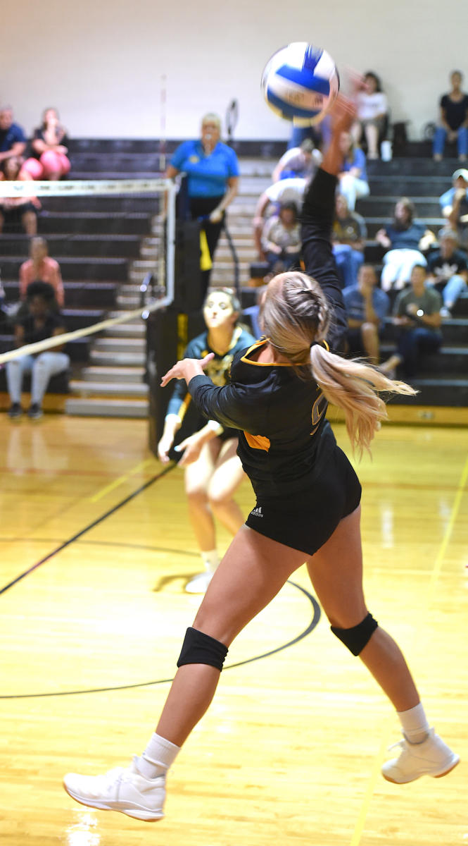 FTCC volleyball faces Pitt CC on Sept. 3, 2019, at Fayetteville Tech.
