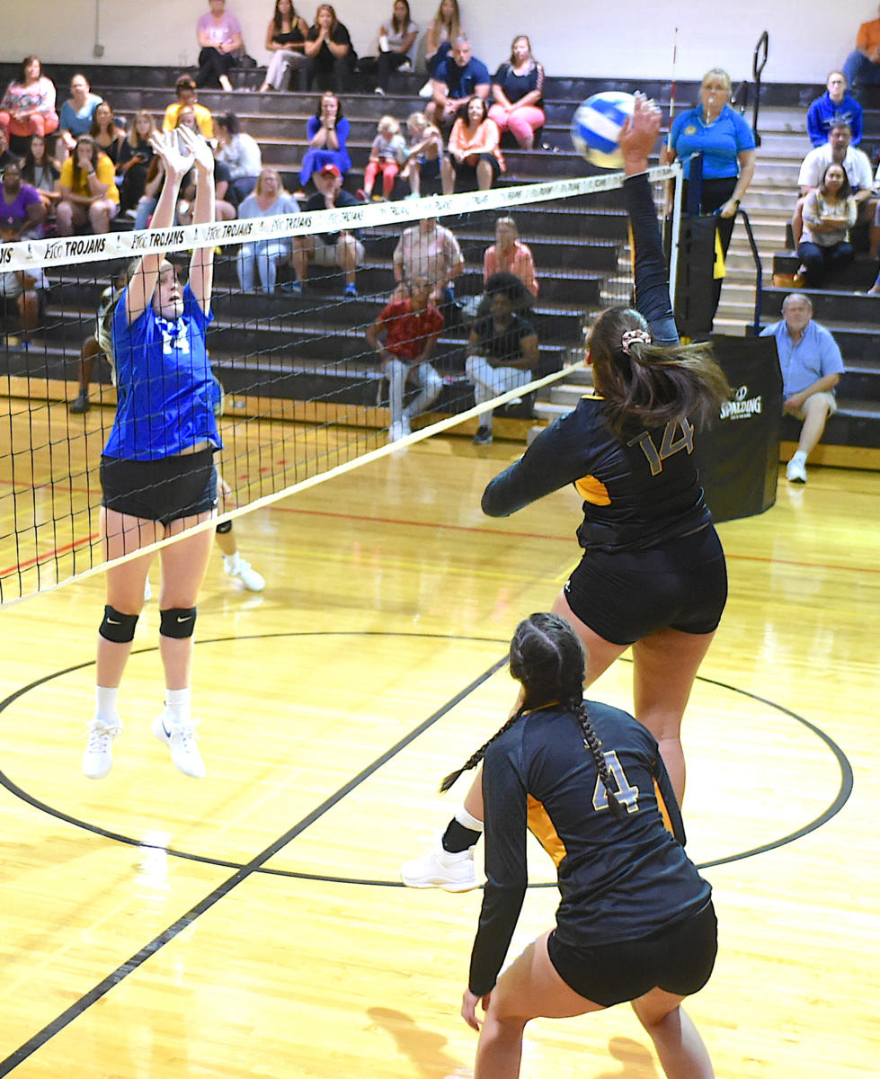 FTCC volleyball faces Pitt CC on Sept. 3, 2019, at Fayetteville Tech.