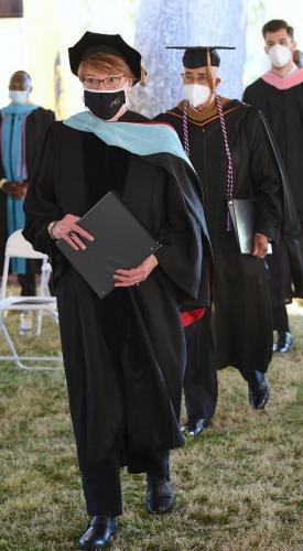 010 - Ceremony participants process into Tent B
