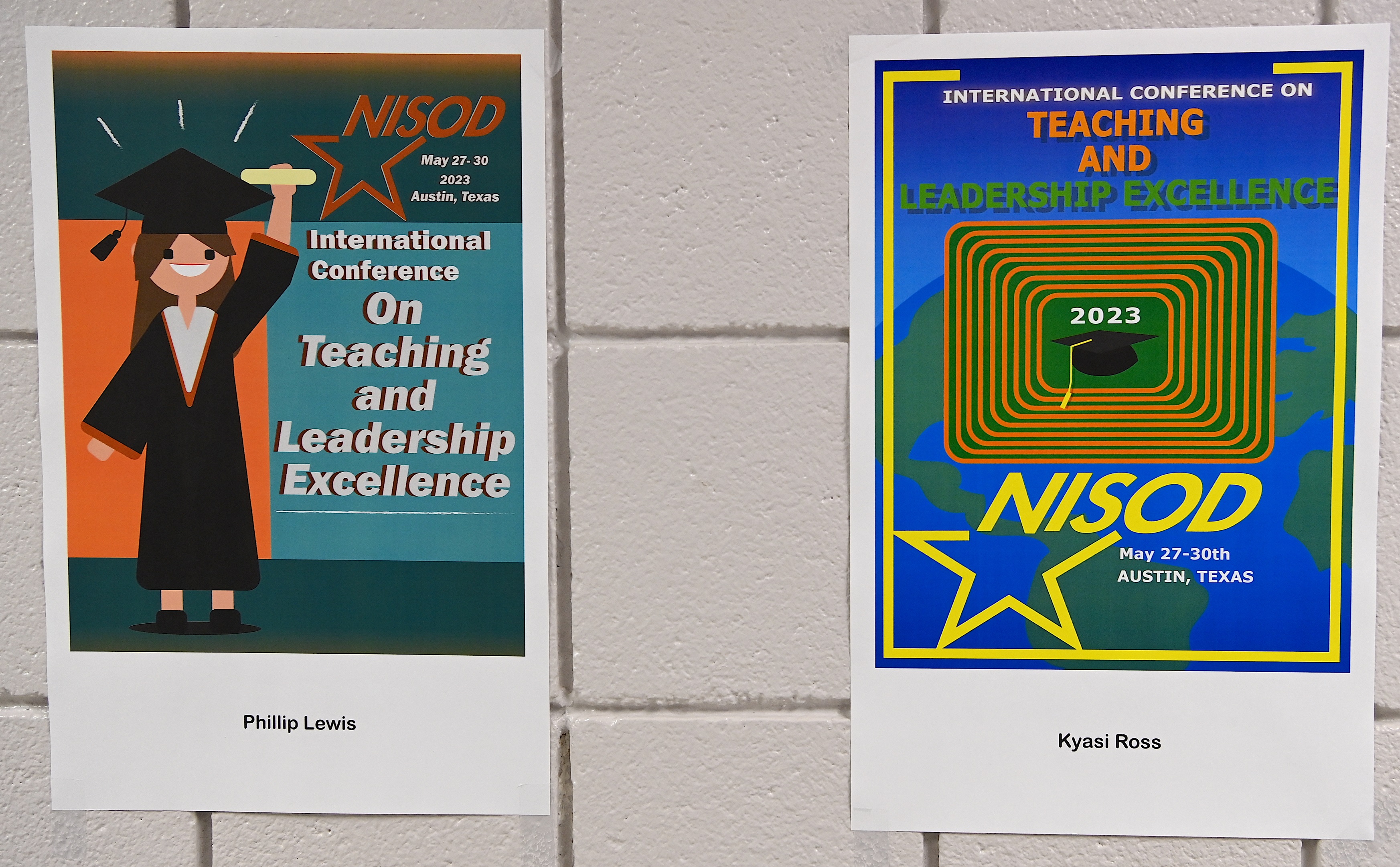 Students enter NISOD graphic design contest