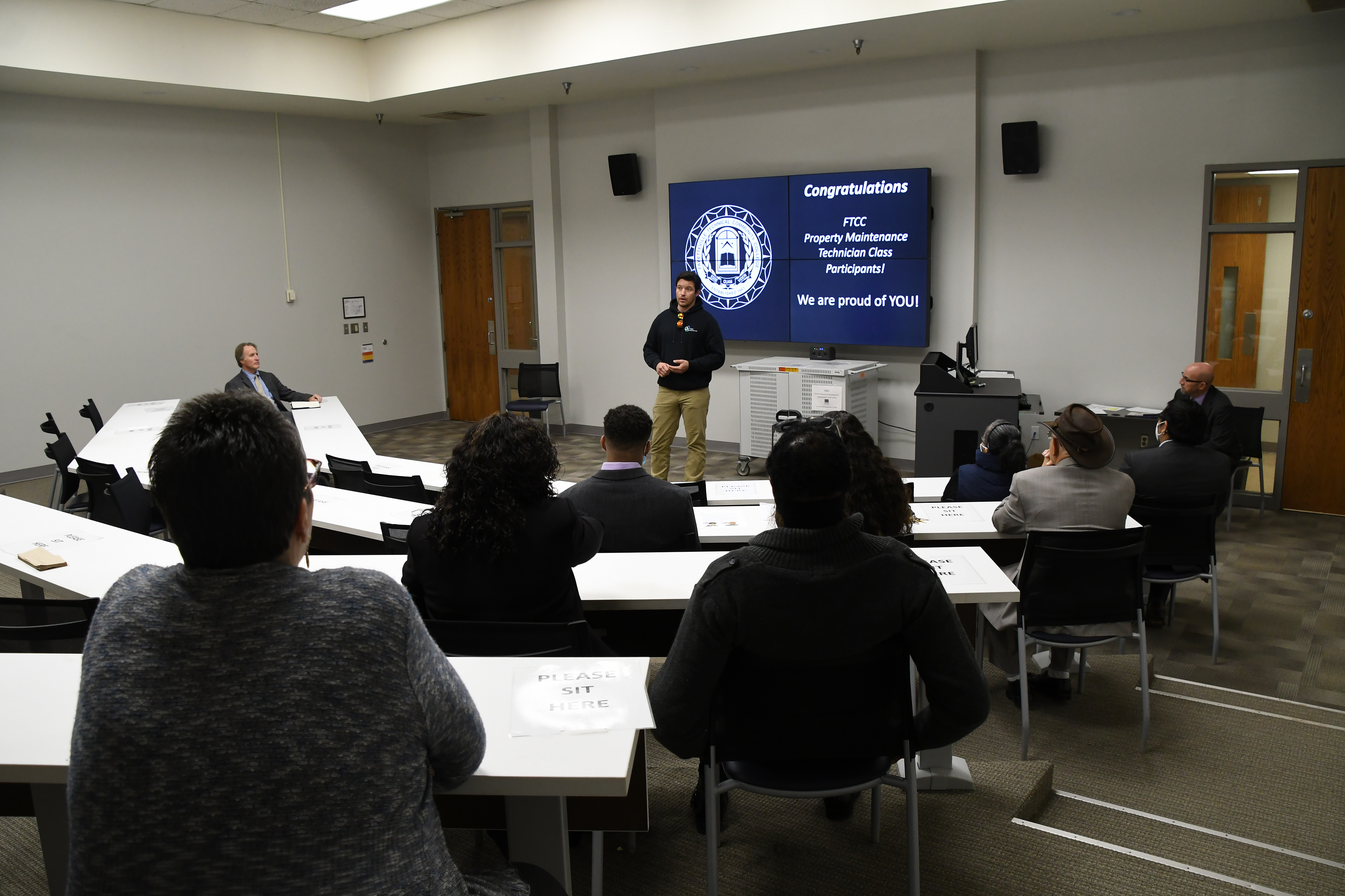 Property Maintenance Technician ceremony - Dec. 15, 2021