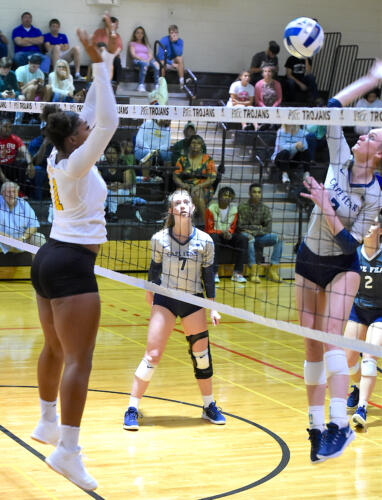 FTCC volleyball faces Cape Fear CC on Oct. 15, 2019, at Fayetteville Tech.