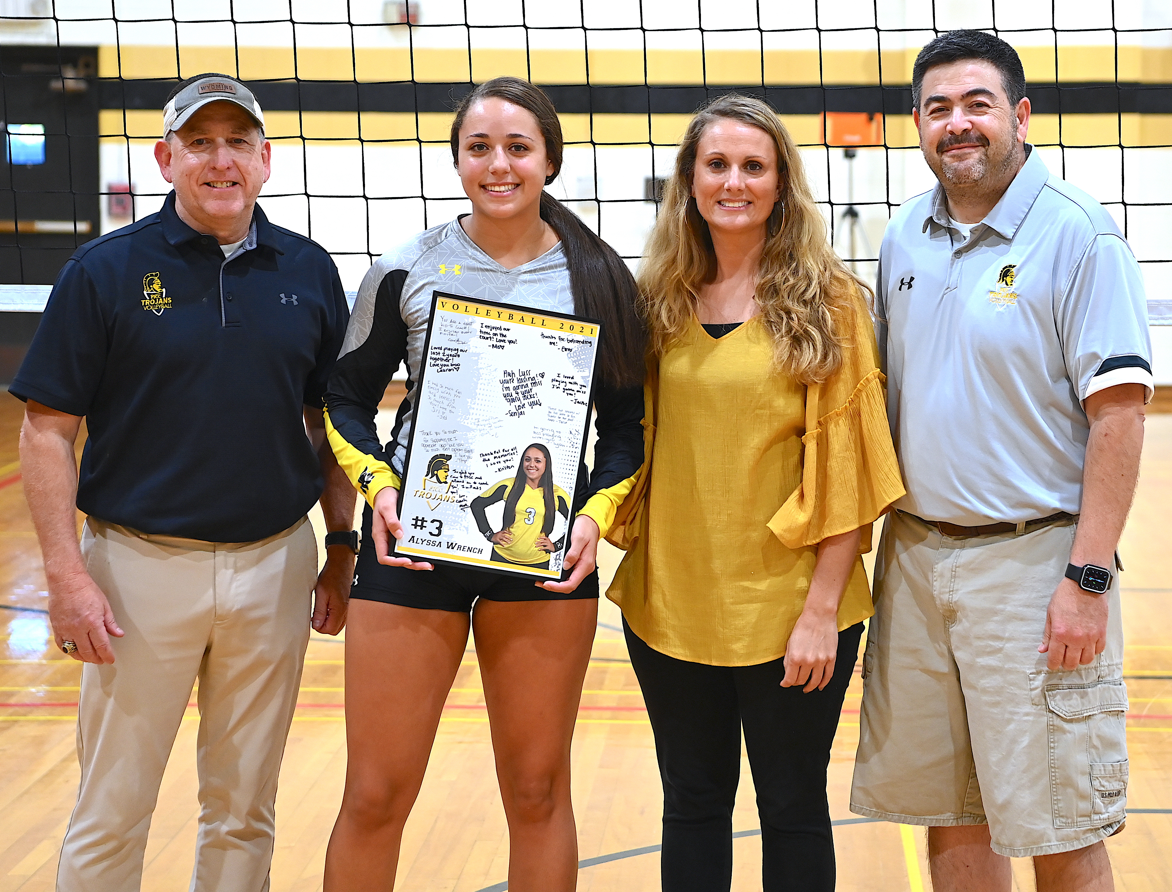 Volleyball Sophomore Night - Oct. 22, 2021