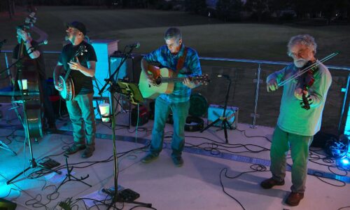Blue Grass Band Playing Music