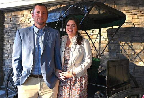 Couple Photo Next To Carriage 2