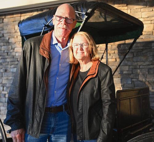 Couple Photo Next To Carriage 3