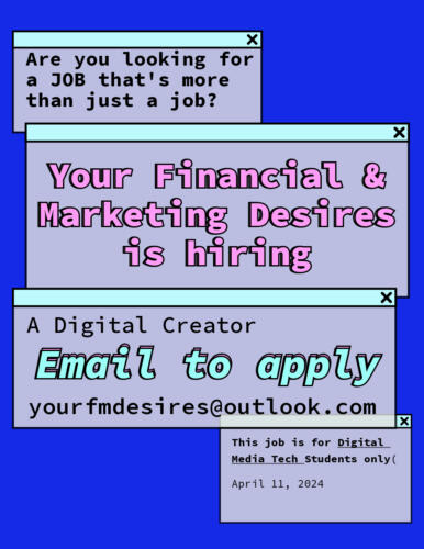 Flyer Your Financial Marketing Desires Digital Creater Recruitment