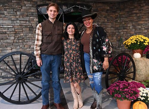 Group Photo Next To Carriage 1